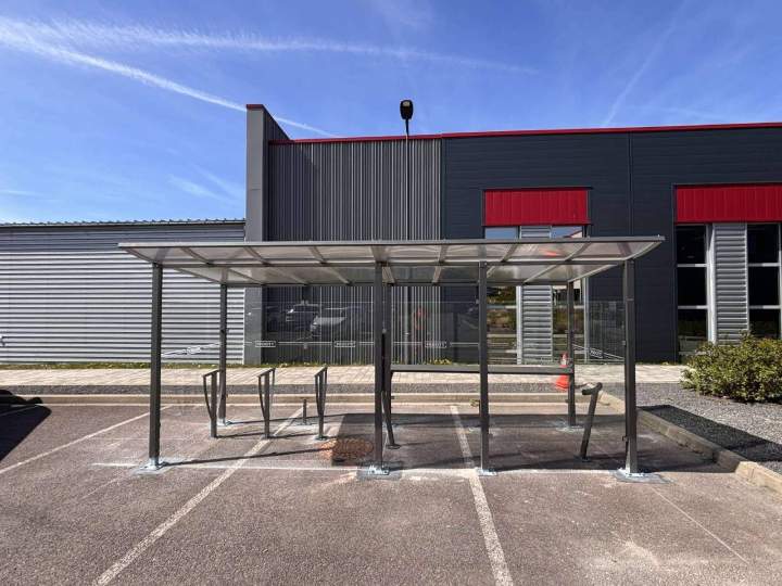 Aménagement abri bus Moselle
