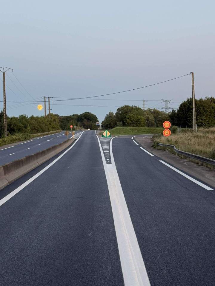 Marquage route Moselle